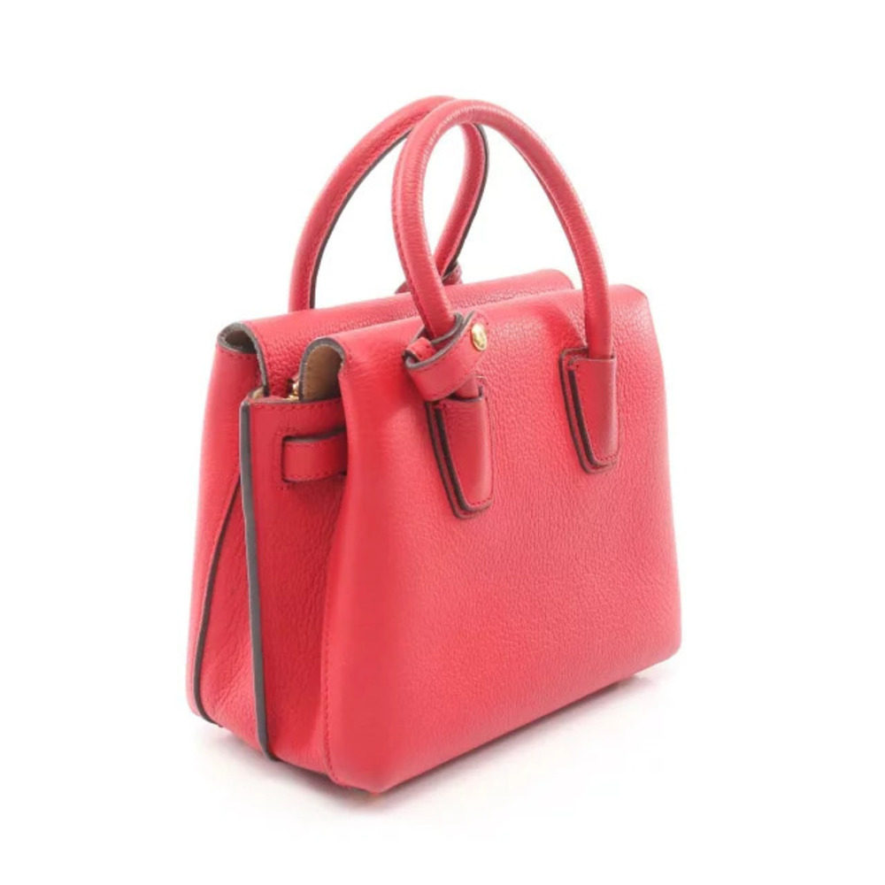 Mcm Leather Handbag MILLA Red